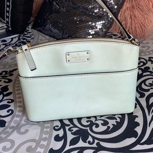 Mint green Kate spade crossbody bag